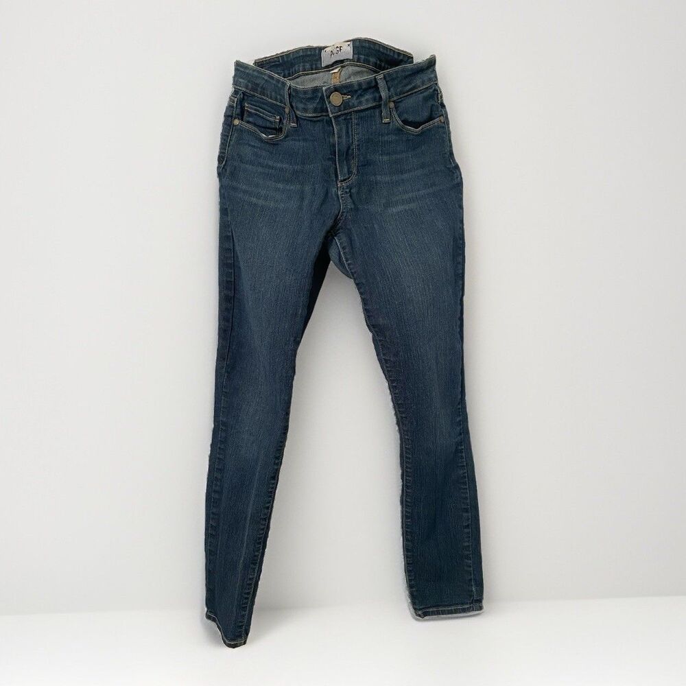 Paige Verdugo Ankle Skinny Jeans Womens 29 Blue Medium Wash Stretch Denim